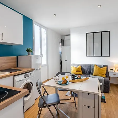 Logement Entier T1bis, 4personnes, Climatise,calme Apartment Toulon