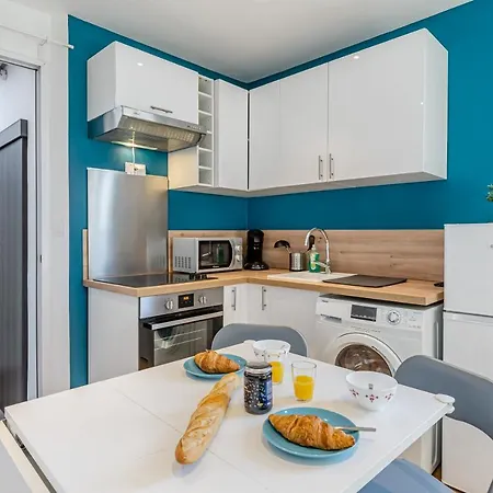 Logement Entier T1bis, 4personnes, Climatise,calme